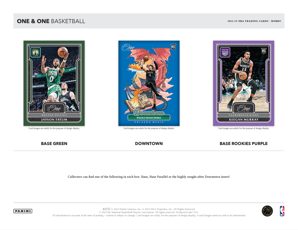 2022-23 Panini One and One NBA Basketball Hobby Box
