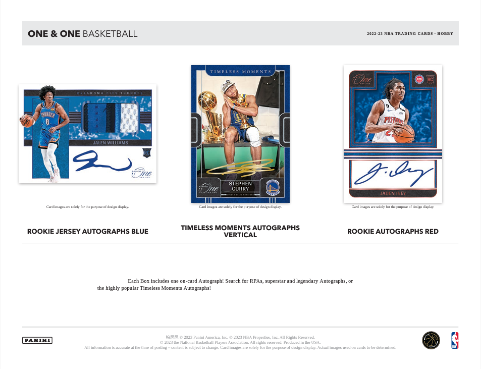 2022-23 Panini One and One NBA Basketball Hobby Box