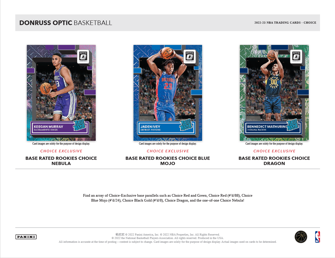 2022-23 Panini Donruss Optic Choice NBA Basketball Box