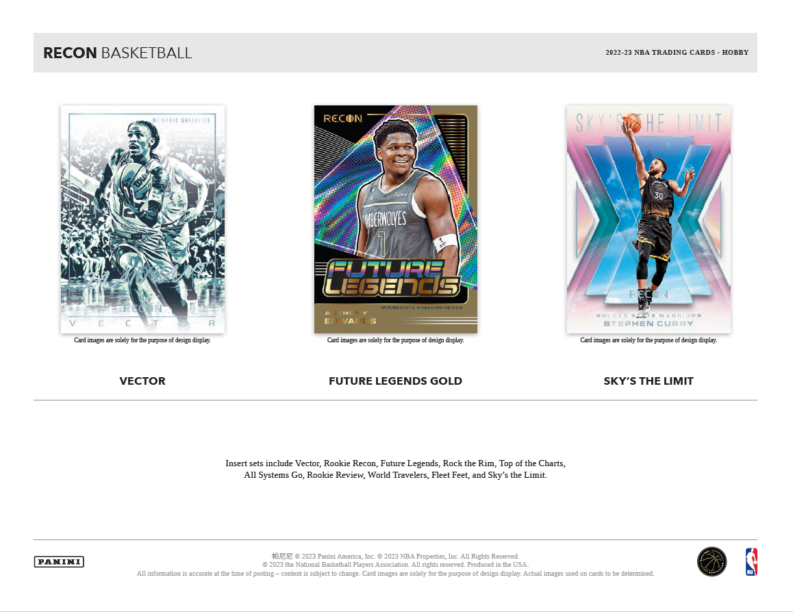 2022-23 Panini Recon NBA Basketball Hobby Pack