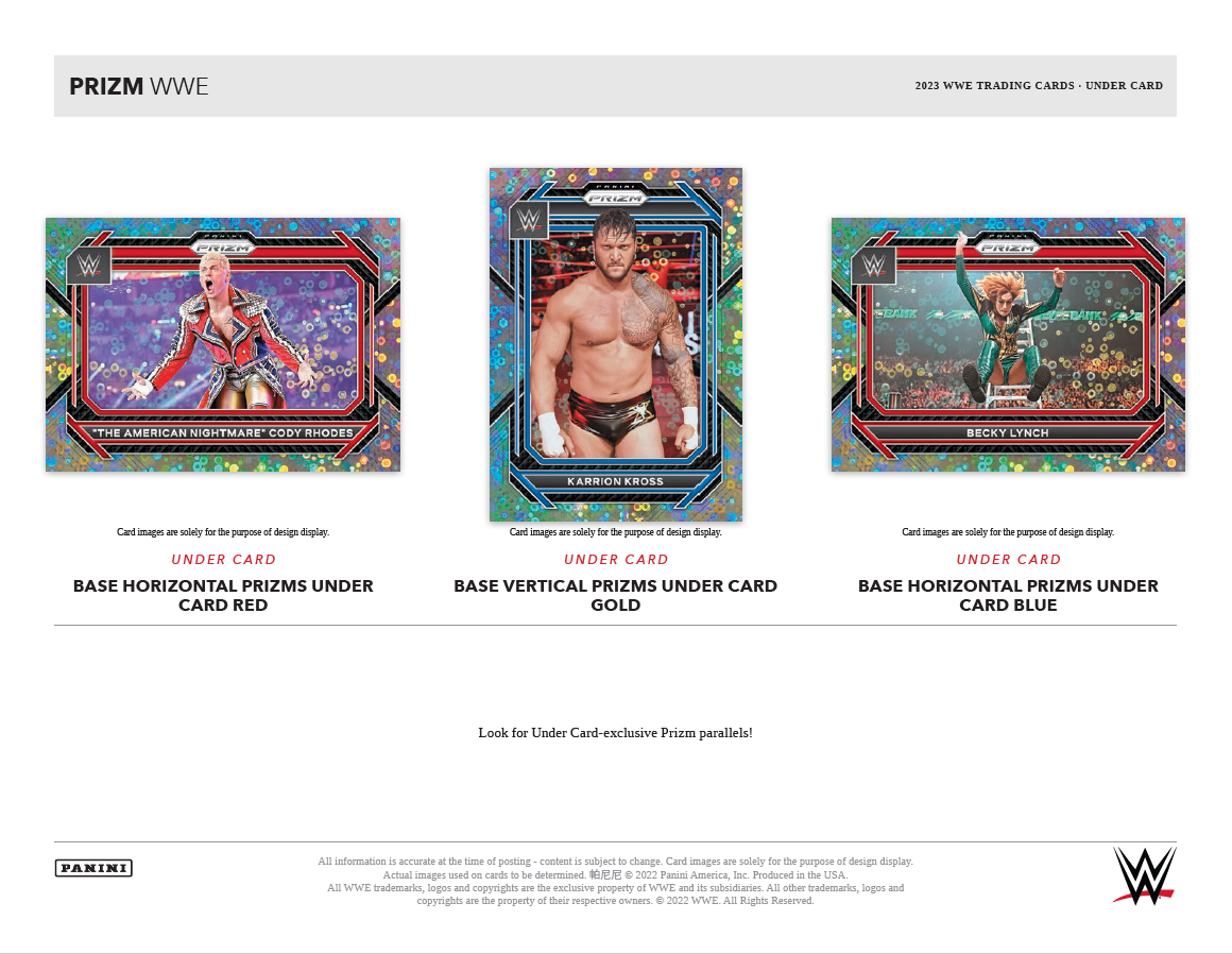 2023 Panini Prizm WWE Under Card Hobby Pack