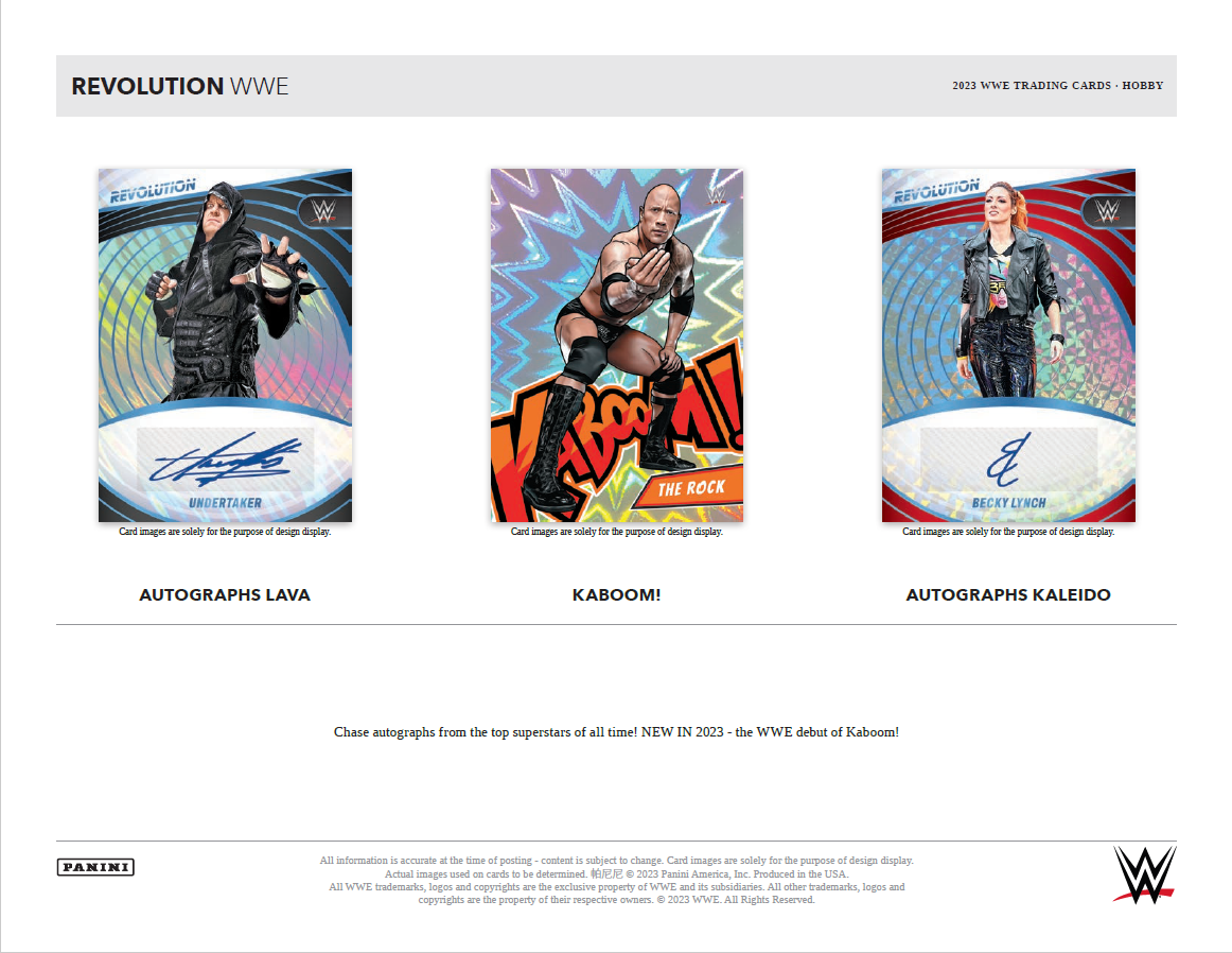 2023 Panini Revolution WWE Hobby Pack