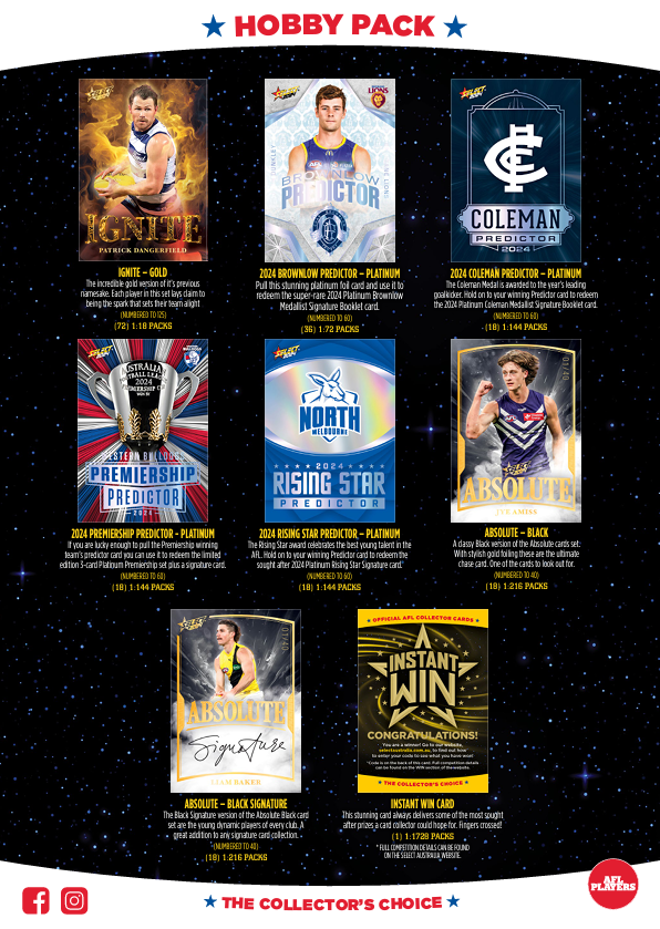 2024 Select AFL Footy Stars Hobby Bundle