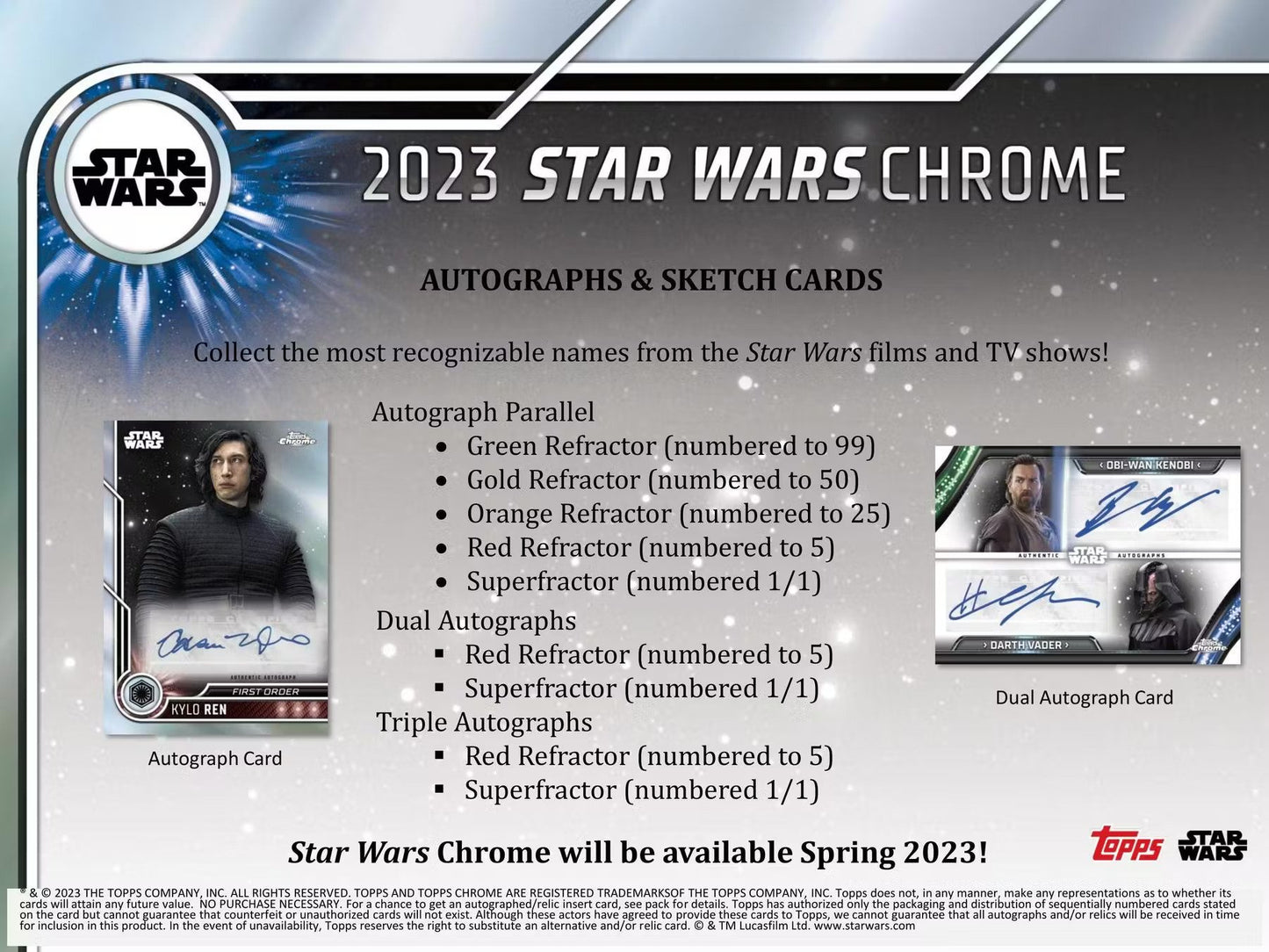 2023 Topps Star Wars Chrome Blaster Box