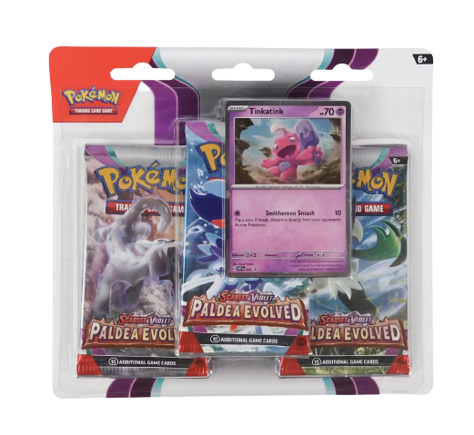 Pokemon TCG: Scarlet & Violet Paldea Evolved Three Booster Blister Pack