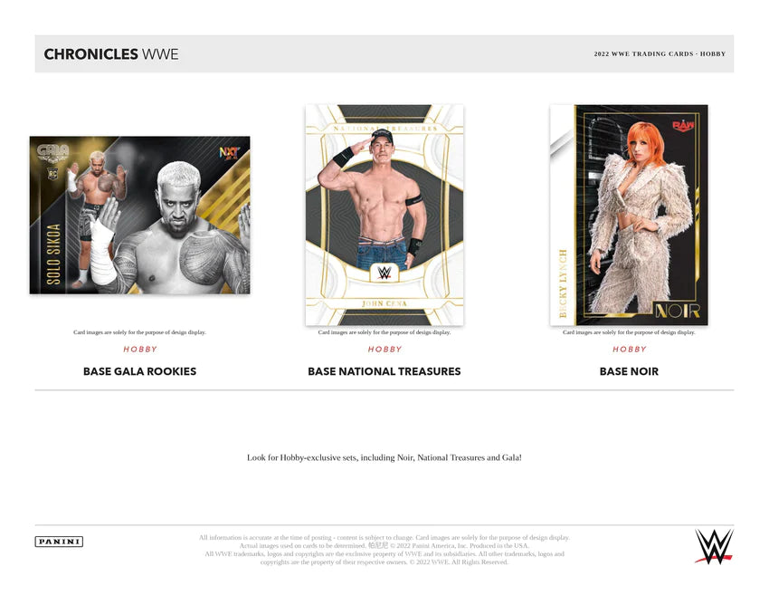 2022 Panini Chronicles WWE Hobby Pack