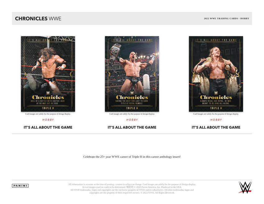 2022 Panini Chronicles WWE Hobby Box