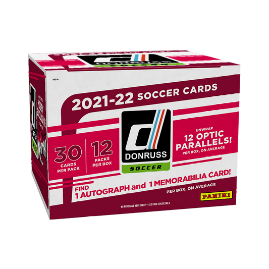 2021-22 Panini Donruss Soccer Road To Qatar World Cup Hobby Box