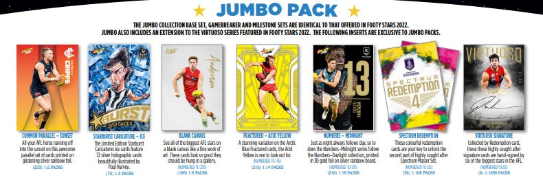 2022 Select AFL Footy Stars Jumbo Hobby Pack