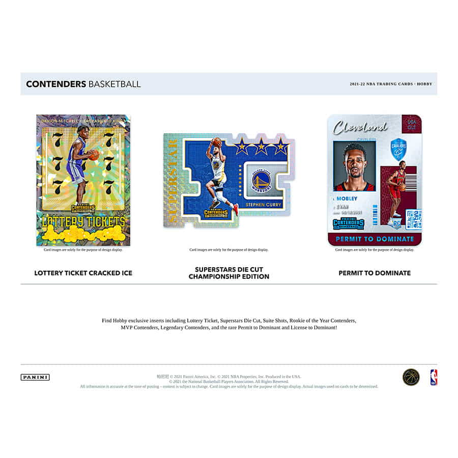 2021-22 Panini Contenders NBA Basketball Hobby Box