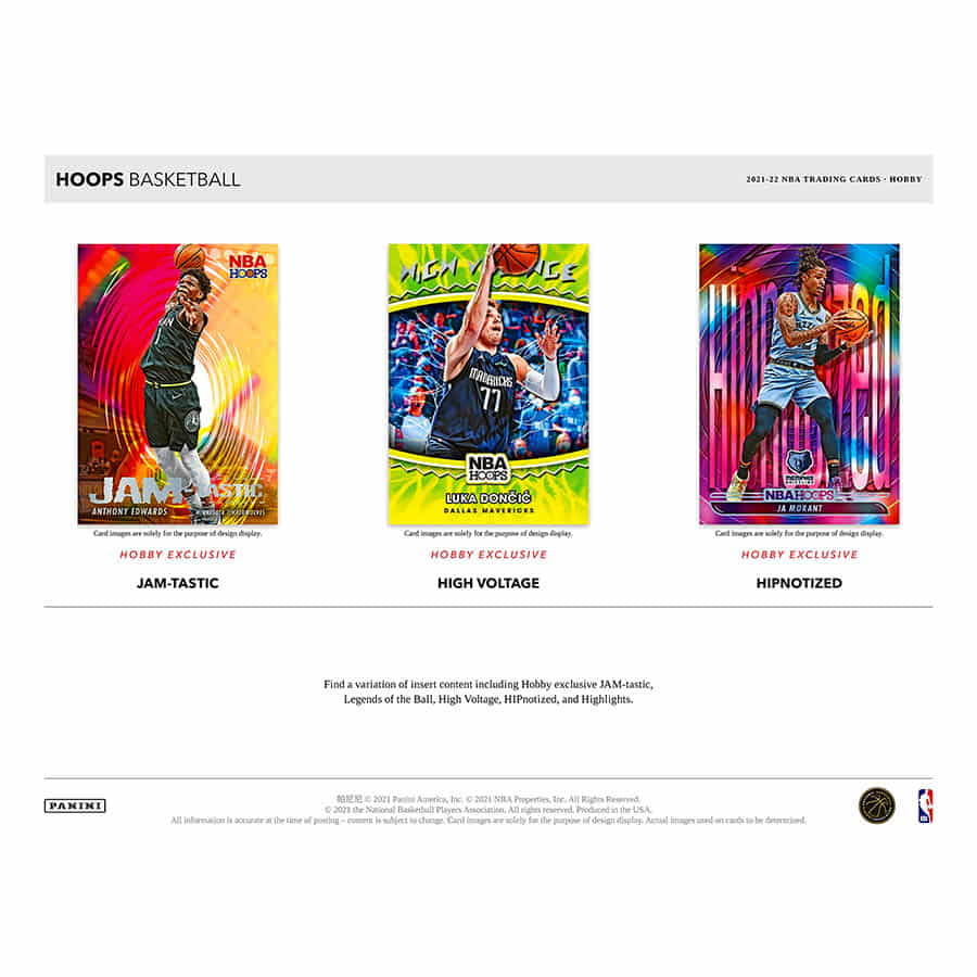 2021-22 Panini NBA Hoops Basketball Hobby Box