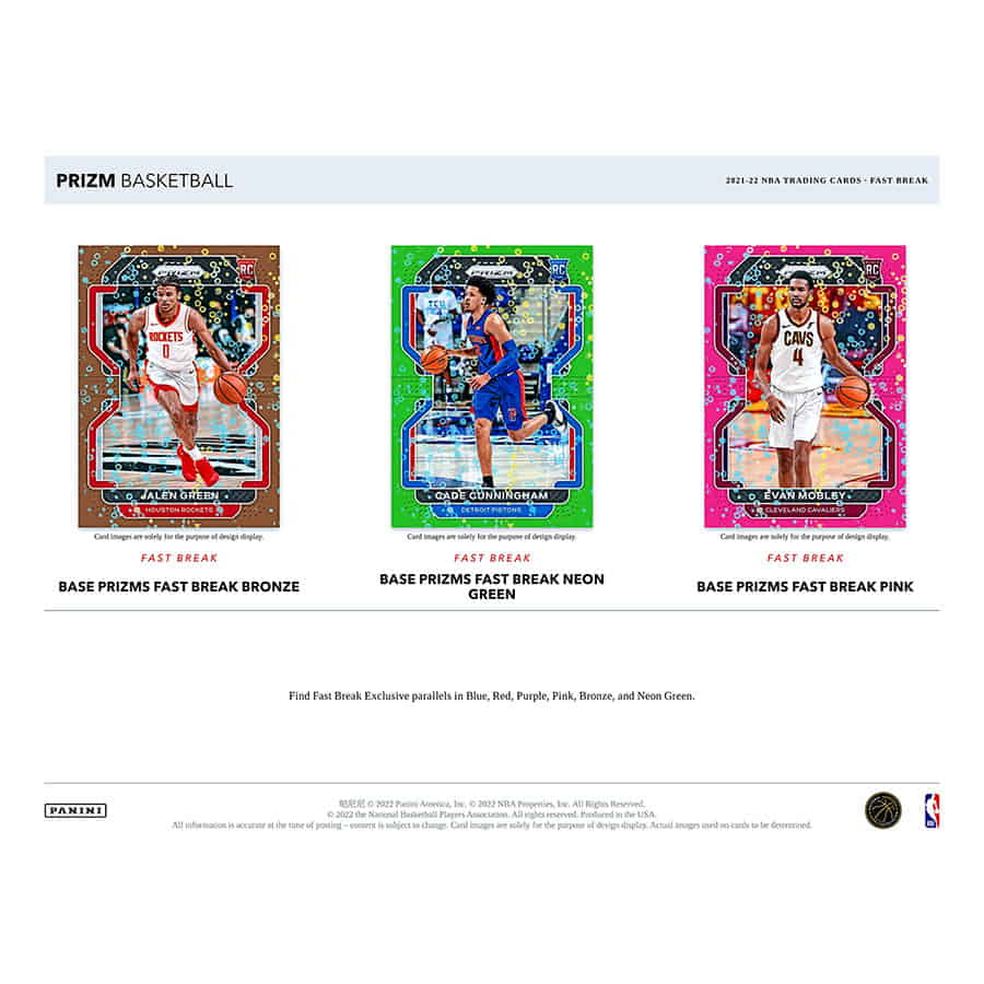2021-22 Panini Prizm Fast Break NBA Basketball Hobby Box