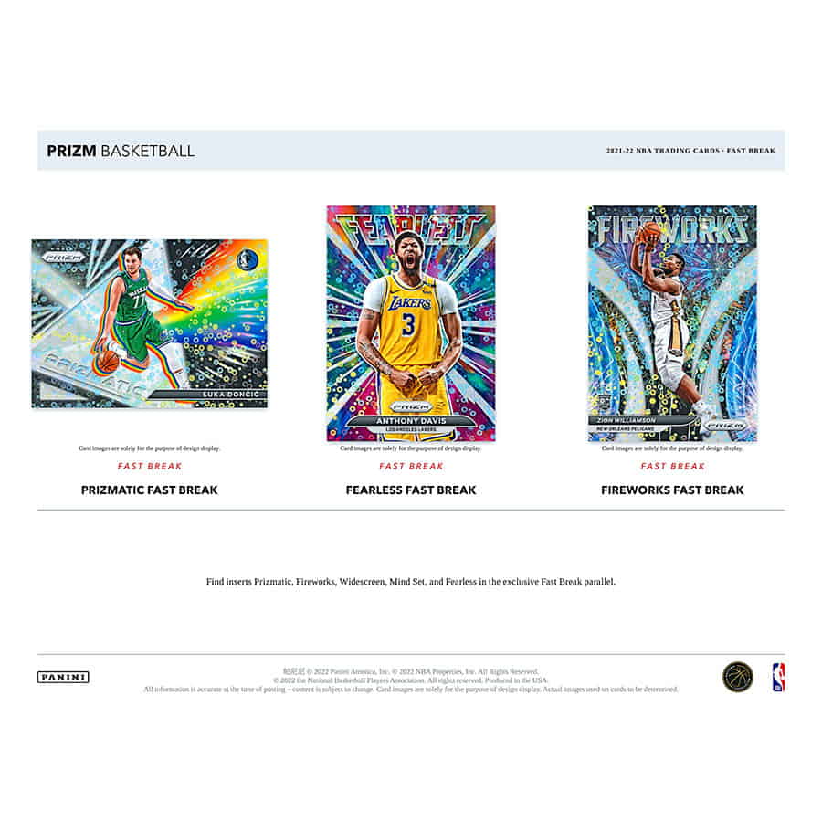 2021-22 Panini Prizm Fast Break NBA Basketball Hobby Pack