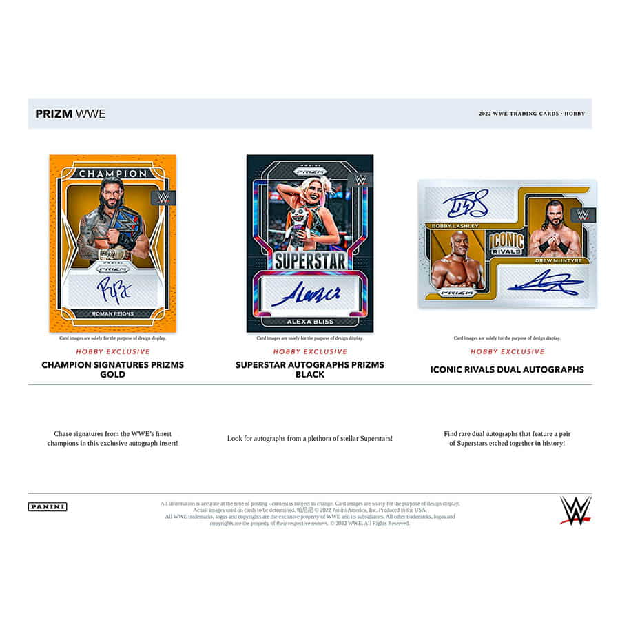 2022 Panini Prizm WWE Hobby Box
