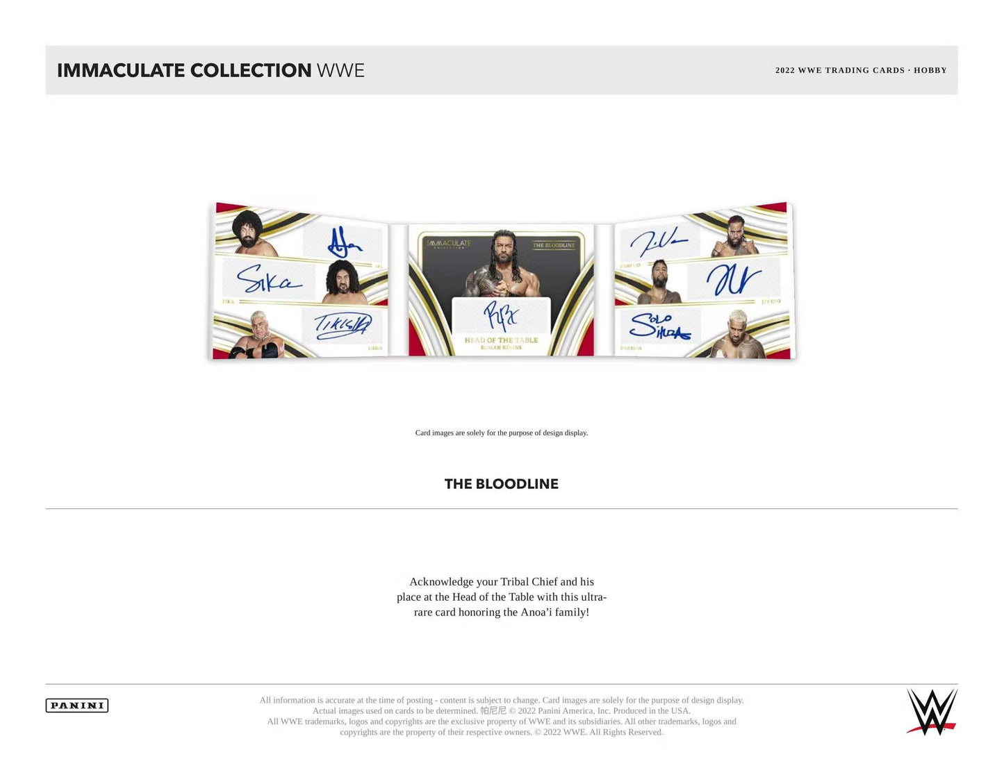 2022 Panini Immaculate WWE Hobby Box