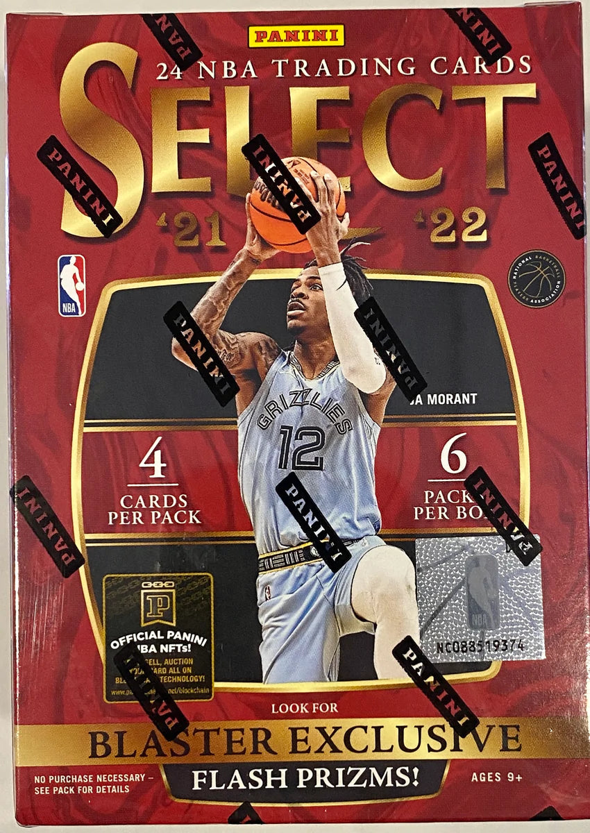 2021-22 Panini Select NBA Basketball Blaster Box – Countless Cards
