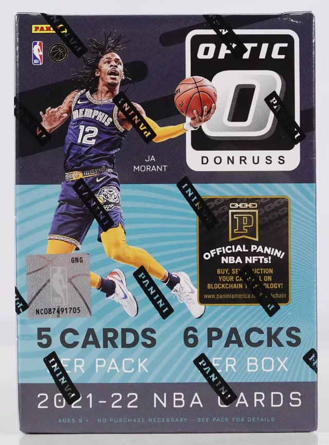 2021-22 Panini Donruss Optic NBA Basketball Blaster Box