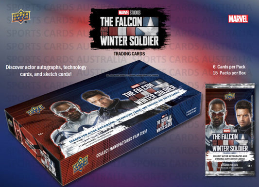 2022 Upper Deck Marvel Studios' The Falcon and The Winter Soldier Hobby Pack