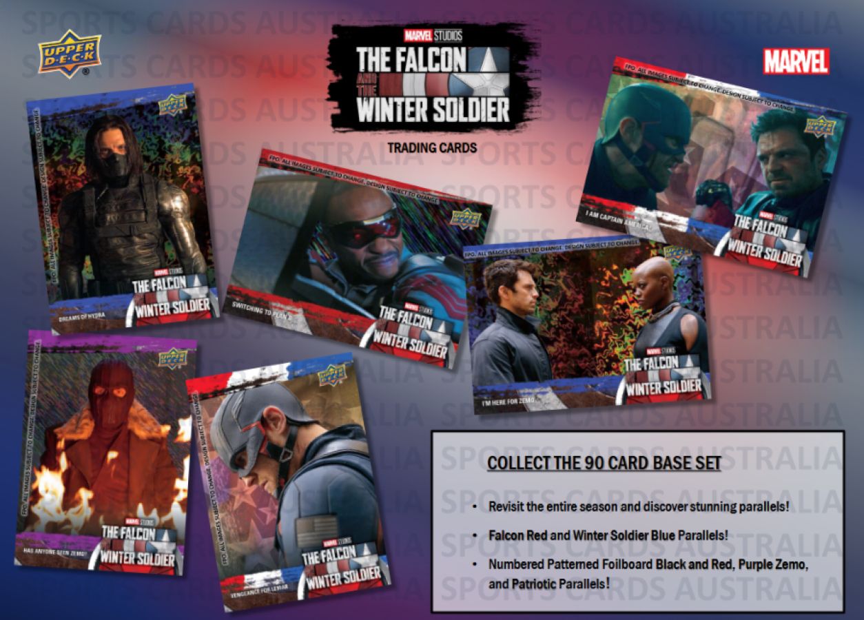2022 Upper Deck Marvel Studios' The Falcon and The Winter Soldier Hobby Box