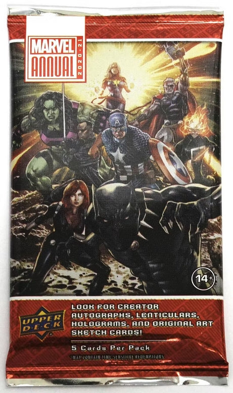 2020-21 Upper Deck Marvel Annual Hobby Pack