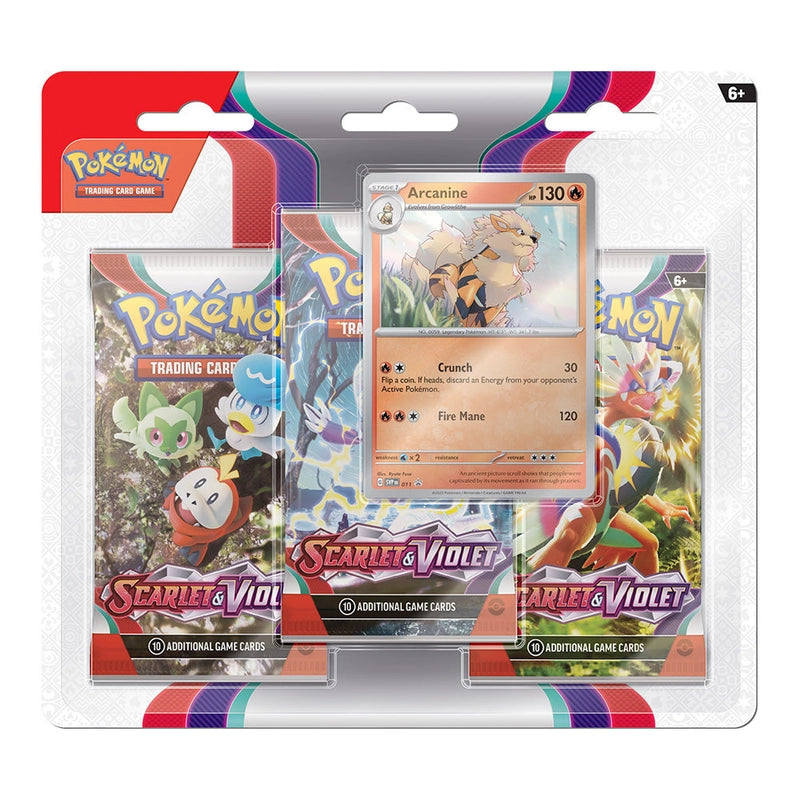Pokemon TCG: Scarlet & Violet Three Booster Blister Pack