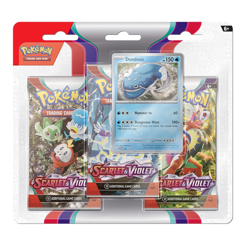 Pokemon TCG: Scarlet & Violet Three Booster Blister Pack