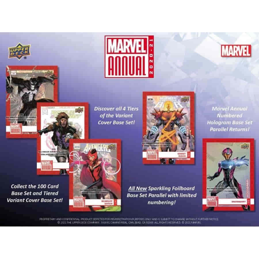2020-21 Upper Deck Marvel Annual Hobby Box