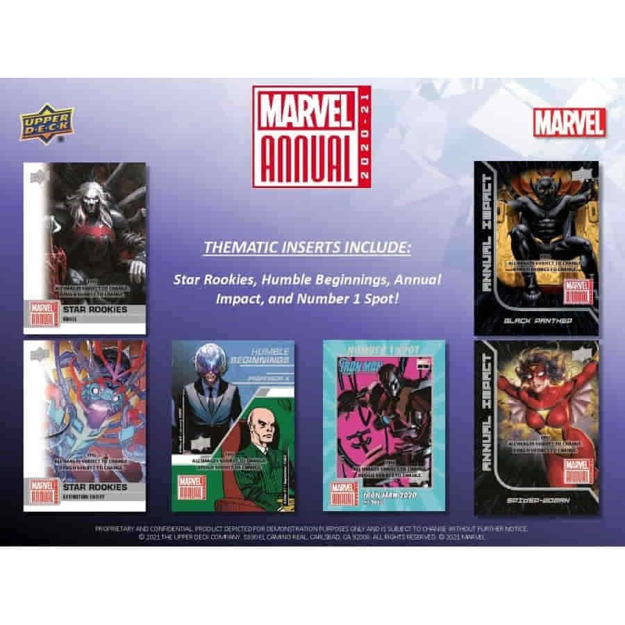 2020-21 Upper Deck Marvel Annual Hobby Box