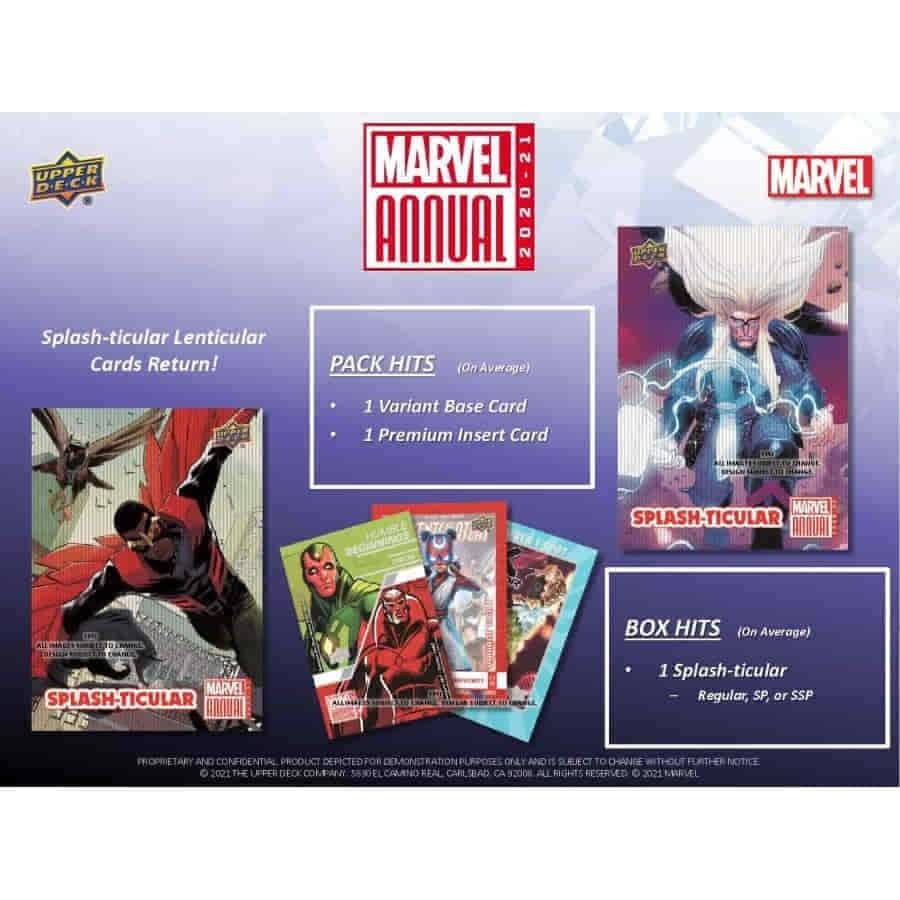 2020-21 Upper Deck Marvel Annual Hobby Box