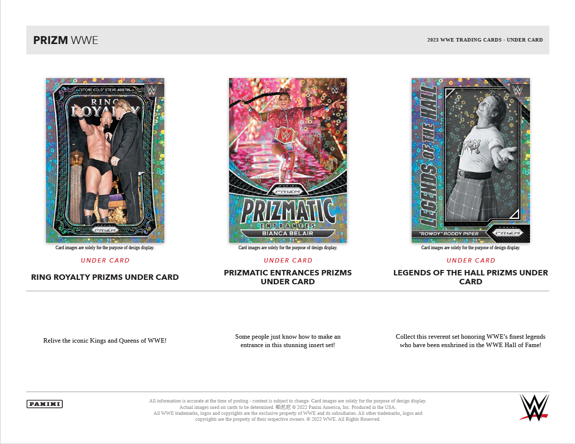 2023 Panini Prizm WWE Under Card Hobby Pack