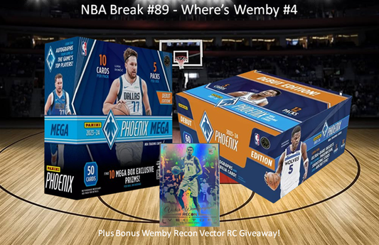 COMPLETED - NBA Break #89 "Where's Wemby?"#4 - 2023-24 2-Box Mixer + Bonus - Tiered Random Teams