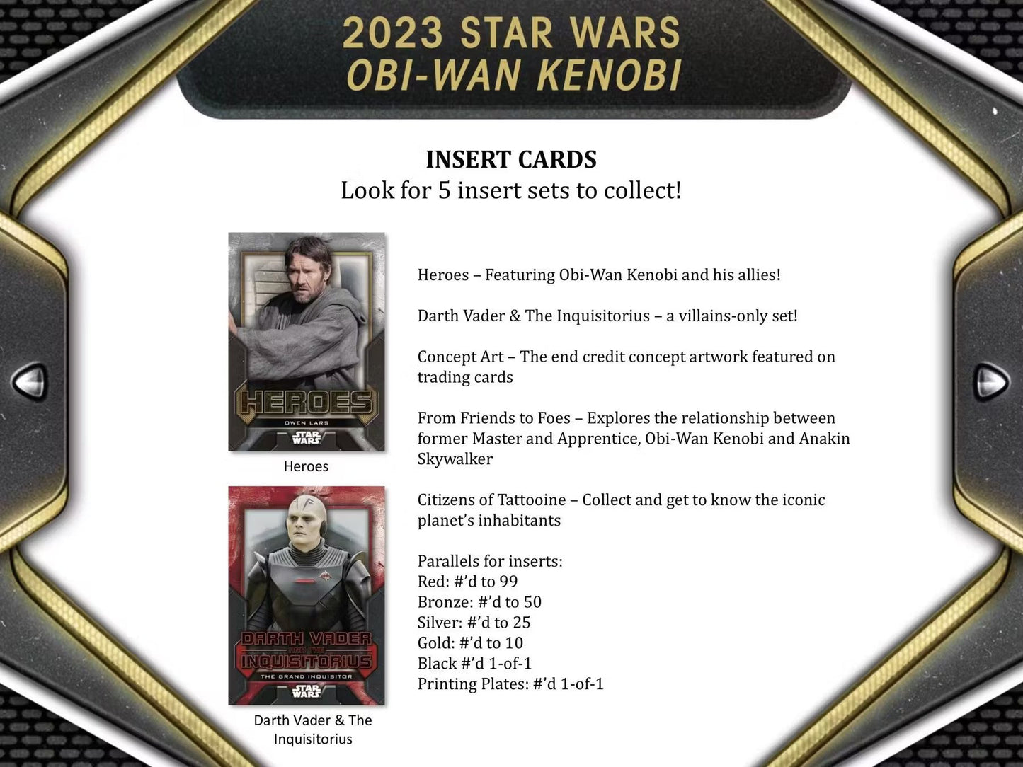 2023 Topps Star Wars Obi-Wan Kenobi Blaster Box