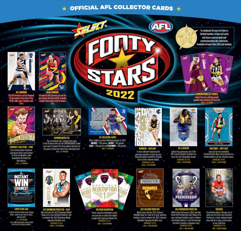 2022 Select AFL Footy Stars Hobby Pack