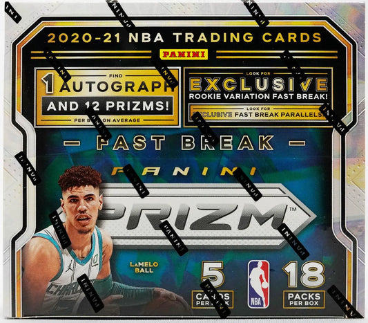 2020-21 Panini Prizm Fast Break NBA Basketball Hobby Box