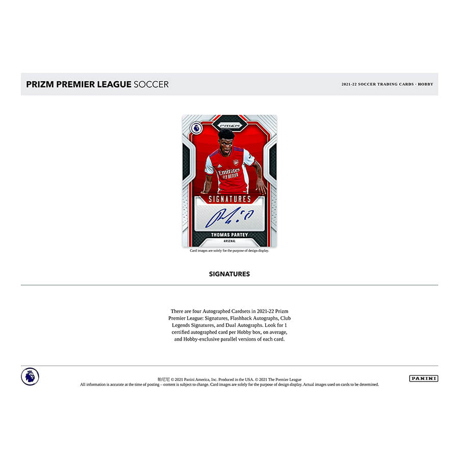 2021-22 Panini Prizm English Premier League Soccer Hobby Box