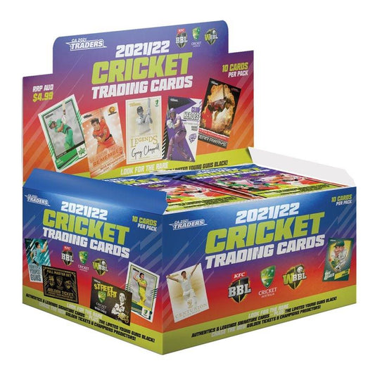 2021-22 TLA Traders Cricket Trading Cards Hobby Box