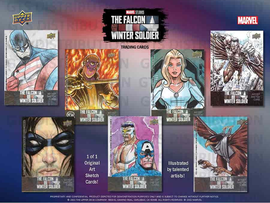 2022 Upper Deck Marvel Studios' The Falcon and The Winter Soldier Hobby Box