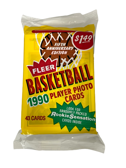 1990-91 Fleer NBA Basketball Jumbo Pack