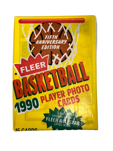 1990-91 Fleer NBA Basketball Wax Pack