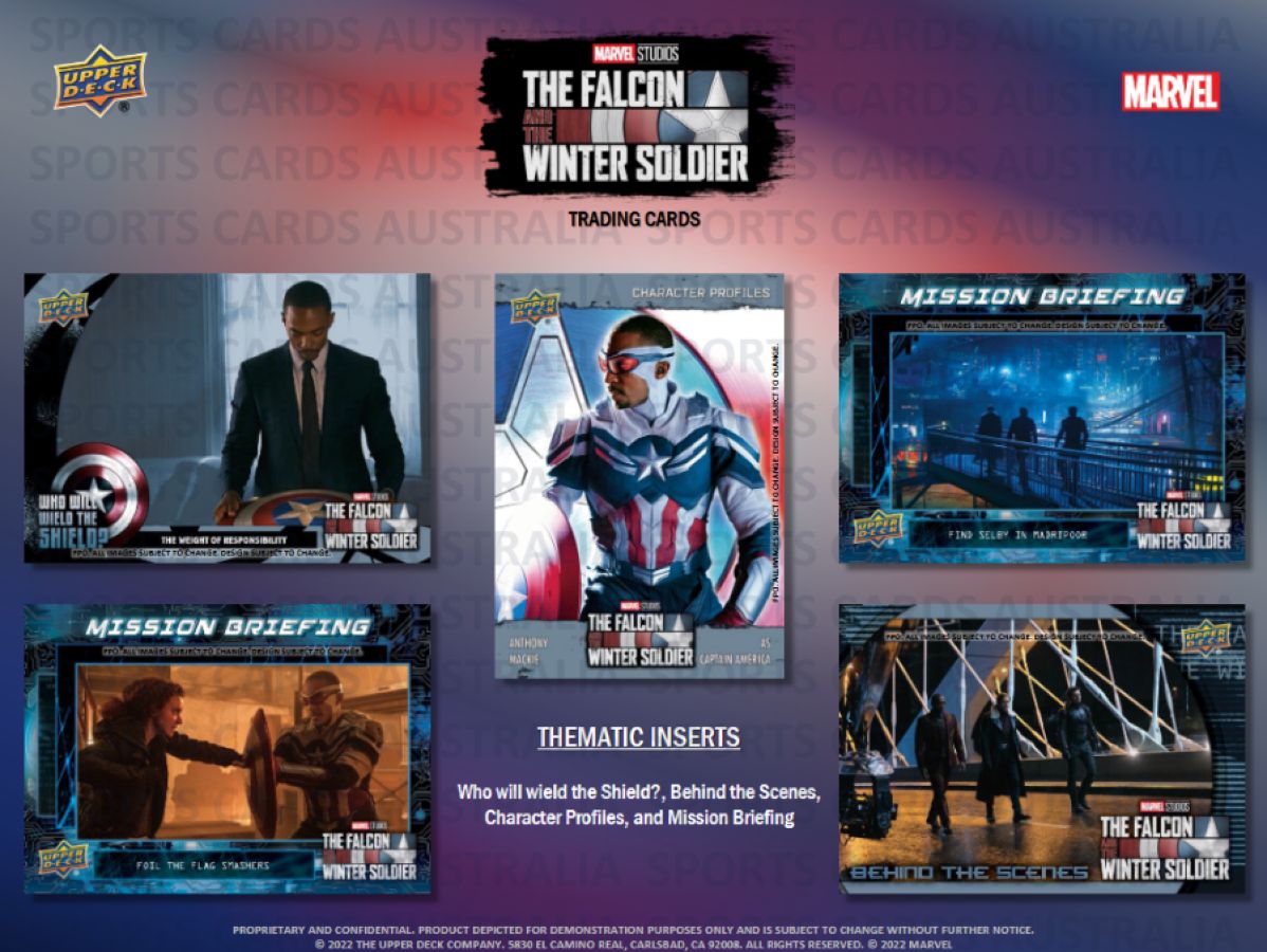 2022 Upper Deck Marvel Studios' The Falcon and The Winter Soldier Hobby Pack
