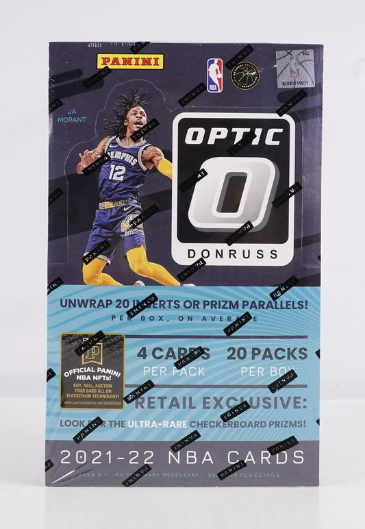 2021-22 Panini Donruss Optic NBA Basketball Retail Box