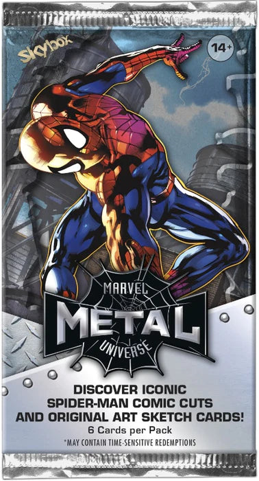 2021 Upper Deck Marvel Spider-Man Metal Universe Blaster Pack