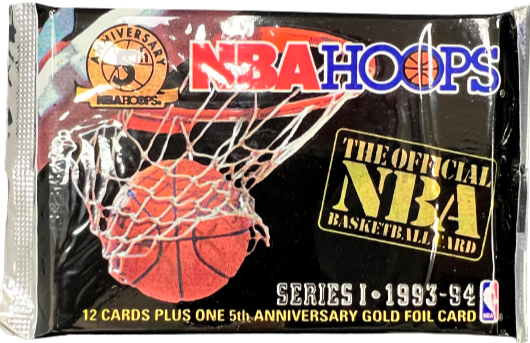 1993-94 NBA Hoops Basketball Series 1 Hobby Pack